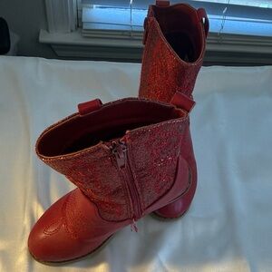 Pawz Red Glitter children’s  Boots